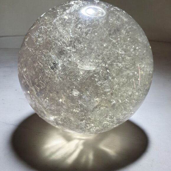 Crackle Quartz Marble Sphere (#1)‎ - Picture 1 of 8